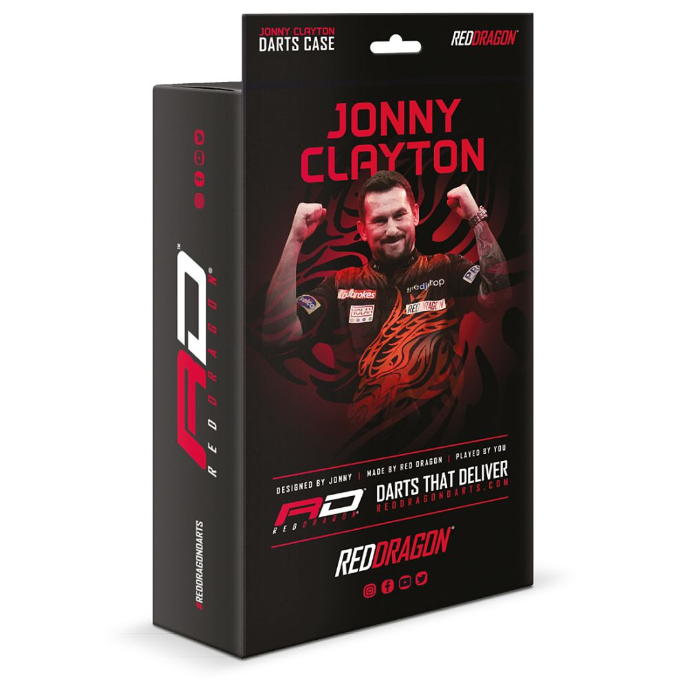 Red Dragon Jonny Clayton Super Tour Dart Case