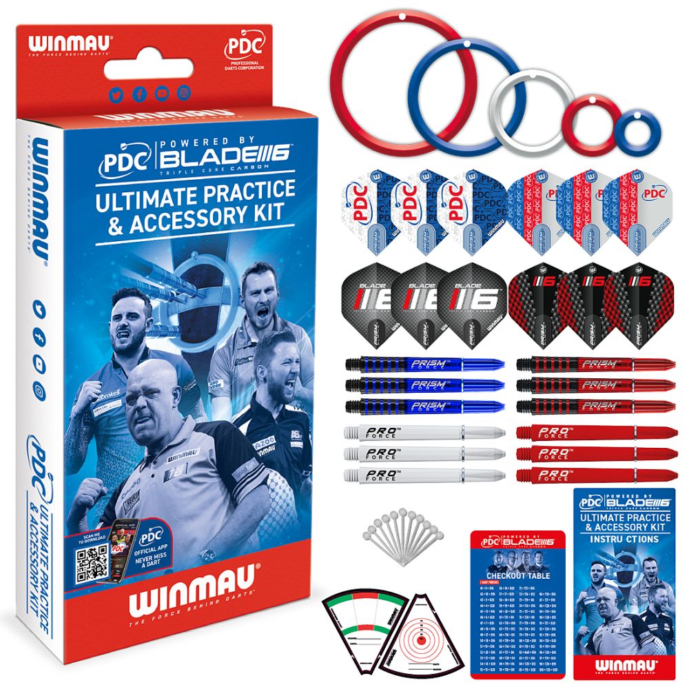 Winmau Pdc Ultimate Practice And Accessory Kit